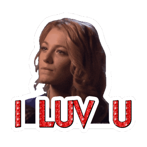 I Love You Kiss Sticker by Blake Lively Fan