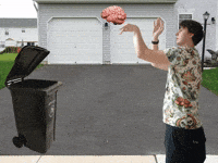 Trash Brain GIF