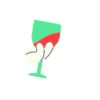 Animation Drinking Sticker by The Rocket Panda