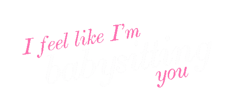 Babysitting Pop Music Sticker by Caroline Romano