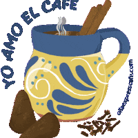 Cafe De Olla Coffee Mug Sticker by Olla express cafe