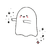 Halloween Ghost Sticker