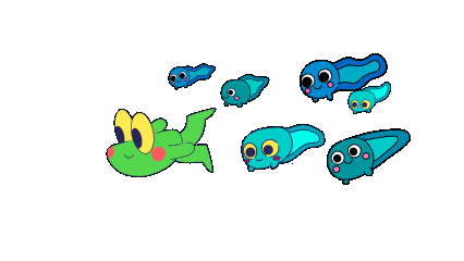 Frog Anita Sticker