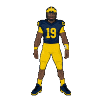 Go Blue College Football Sticker by Panini America