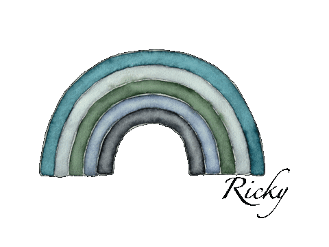 Rainbow Ricky Sticker by woll-e
