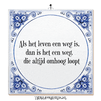 Hoop Wijsheid Sticker by Tegelspreuken.nl
