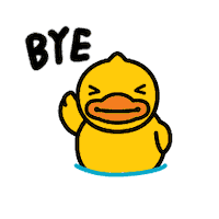 emoji goodbye Sticker by B.Duck