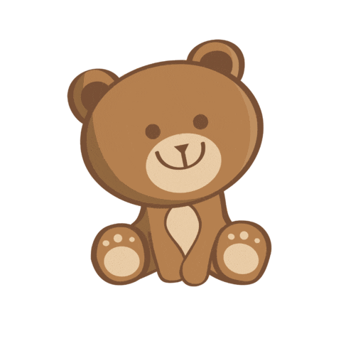 Urso Sticker by Aconchego do Bebê