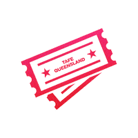 Graduation Ticket Sticker by TAFE Queensland