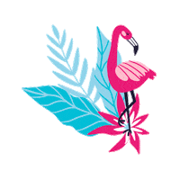 Illustration Jungle Sticker by dockandbay