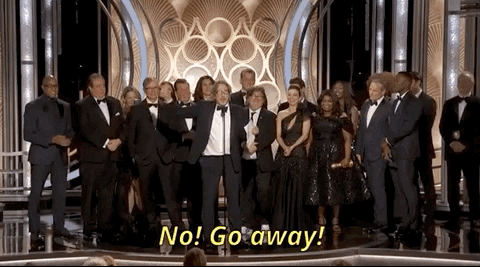 Go Away GIF by Golden Globes
