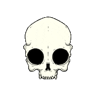Animation Skull Sticker