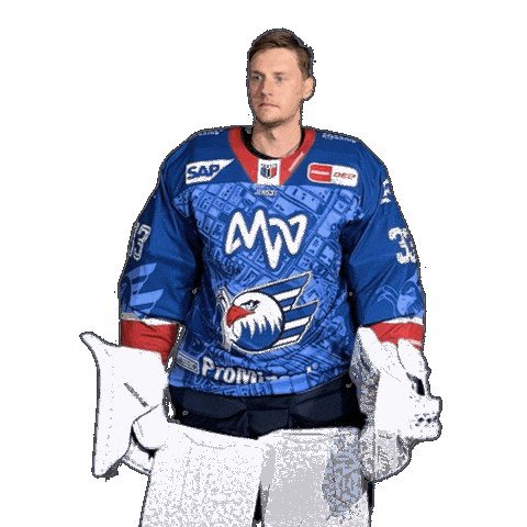 Hockey Goalie Sticker by Adler Mannheim
