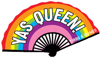 Rainbow Yes Sticker by TIBBS & BONES