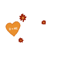 You And Me Love Sticker by Anja Kotar