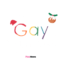 Christmas Gay Sticker by PinkNews