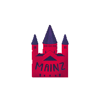 random_art01 mainz mainzer dom Sticker
