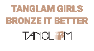 Bronze Spray Tan Sticker by Tan Glam NYC