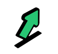 Arrows Going Up Sticker