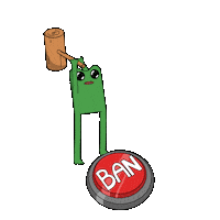 Frog Youre Out Sticker by fwogs