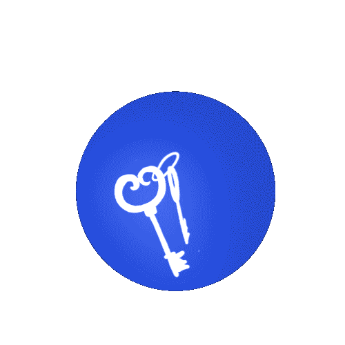 Keys Sticker by Manon Louart