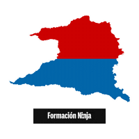 Las Palmas Flag Sticker by Formación Ninja