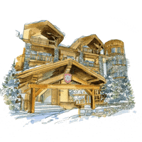 LApogeeCourchevel snow hotel ski snowflake GIF
