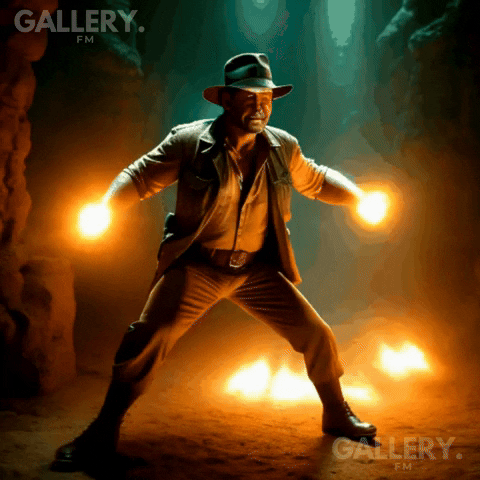 Indiana Jones Dance GIF by Gallery.fm