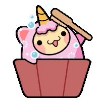 Bubbles Bath Sticker by Platonic Games
