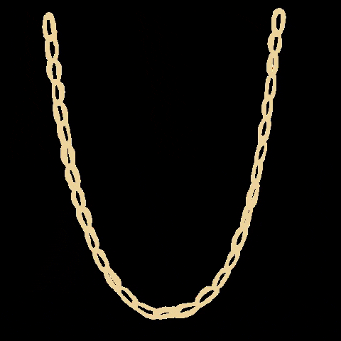 MirandaFrye giphygifmaker giphyattribution necklace chain link GIF