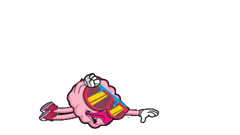 Tired Crypto Sticker by BigBrains