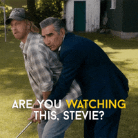 Schitts Creek Hug GIF by CBC