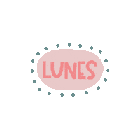 Monday Lunes Sticker by Manzanillas Paraguay