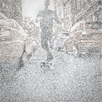 bentuber drawing cars new york autumn GIF