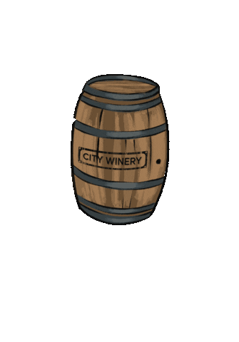 citywinery giphyupload wine cw barrel Sticker