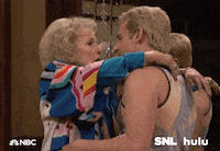 making out saturday night live GIF by HULU