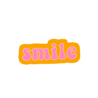 Smile Sticker by mazzicreates
