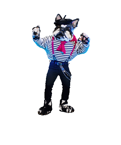 Bull Dog Dance Sticker by Televisora Nacional S.A.