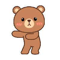 duduufriends dance cool bear cutebear Sticker