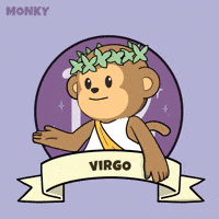 Overthinking Zodiac Sign GIF by Wise Monkey Meme
