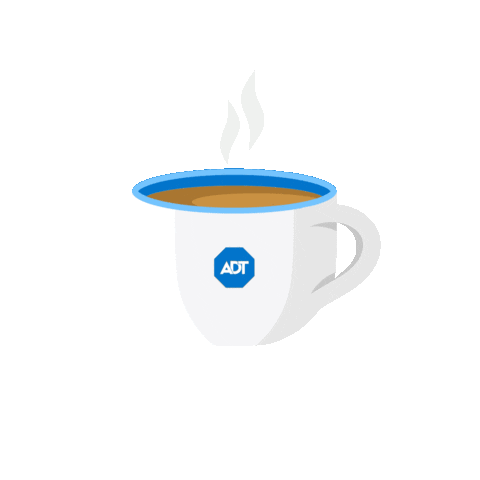 Saturday Morning Coffee Sticker by ADT Security