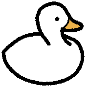 Sad Bird Sticker