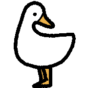 Bird Duck Sticker