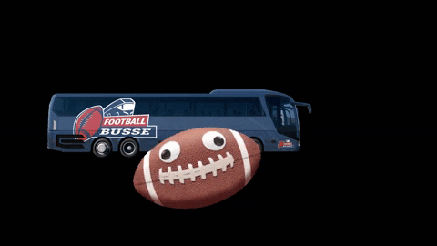 Footballbusse giphygifmaker giphyattribution american football travels GIF