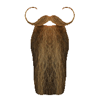Mustache Sticker by Remington Beard Boss