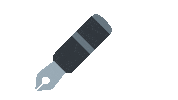 emojivid emoji sign ink pen Sticker