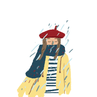 khibou coffee winter khibou Sticker