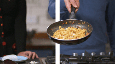 frying pan cooking GIF by Stoke & Dagger