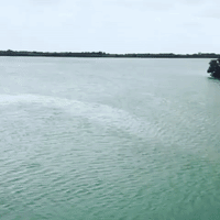 Mini Whirlpool Forms off Port Hedland as Cyclone Veronica Approaches Pilbara Coast