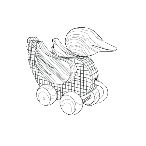 Tonky_Wonk giphyupload play duck sustainable Sticker